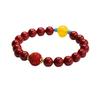 Pulsera de Cinabrio Natural Guan Yu Pulsera de Ágata con Patrón de Arena Oro Púrpura Venta al por Mayor de Fábrica Transmisión en Vivo Dropshipping S2110408