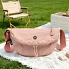 Bolso Bandolera Nuevo de Primavera y Verano Hecho de Tela Oxford, Unisex, Versátil, Ligero y Práctico Bolso de Pecho tipo Silla de Nylon