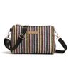 2025 Bolso Tejido Elegante Nuevo Bolso de Mujer Bolsos con Cierre de Cremallera Bolso Cuadrado Pequeño Simple Bolso de Hombro Único Cruzado de Moda