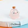 Coroa Luminosa Frango Micro Paisagem DIY Acessórios de Resina Enfeites de Carro Acessórios Decorativos Enfeites Luminosos Criativos Fábrica