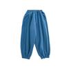 Calça Esportiva Casual Solta Wulibu para Meninos 2026 Novo Estilo Inverno Acolchoada com Lã Espessa Quente Calça Jogger Infantil