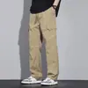 Pantalones de Trabajo Rectos Holgados Estilo Americano para Otoño e Invierno Nuevos Pantalones Juveniles Multibolsillos Pantalones Casuales para Hombre Pantalones Largos de Exportación