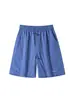 Pantalones Cortos de Patchwork Finos de Verano para Hombre con Diseño Bordado Pantalones Casuales Deportivos de Baloncesto de Seda Helada de Secado Rápido de Longitud Media