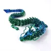 Ventas Directas de Fábrica Dragón Impreso en 3D Dragón Chino Articulado Adorno Luminoso Juguete Artesanía