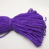 Cuerda Tejida Material DIY Pulsera de Cuerda Venta al por Mayor Anillo Accesorios de Tesoro Hilo de Tejer Paracord Tejido 2mm Redonda Fina Mano