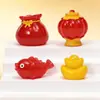 Lanternas de Micro-Paisagem de Ano Novo, Fogos de Artifício, Sacolas da Sorte, Decorações, Artesanato DIY de Resina, Pequenos Enfeites, Acessórios Atacado