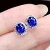 Novos brincos de safira de cristal afiado de simulação de diamante completo de celebridades online, joias de orelha de tesouro colorido da moda feminina