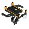 Soporte para teléfono móvil de bicicleta aleación de aluminio fijo navegación motocicleta vehículo eléctrico soporte para teléfono móvil accesorios de soporte para montar para llevar