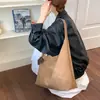 Bolso tote tejido de gran capacidad para mujer, nuevo estilo otoño 2026, bolso casual para ir al trabajo, madre e hija, bolso de hombro versátil