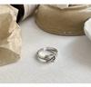 Anéis Empilháveis Estilo Coreano Novos para Mulheres, Moda Vintage, Estrela Resistente, Coração Trançado, Anel Aberto, Anel para Dedo Indicador, Tendência