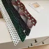 Bufanda Larga de Seda a Lunares Retro a la Moda para Mujer en Primavera y Otoño Moda de Chicas Populares Bufanda Decorativa Versátil Cinta Fina Estrecha