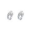 Yixuan Dropshipping Nuevos Aretes Estilo Frío Aretes Pequeños Diseño Europeo y Americano Cadena Cruz Aretes de Diamantes