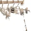 Clipes de calça sem costura, cabides domésticos, varais de calça, para guardar calças e saias, antiderrapantes, clipes de saia JK, varal multiuso