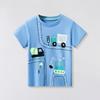 2025 Nueva Camiseta de Manga Corta de Dibujos Animados de Coche para Niños de Verano Niños Moda Trendy Tops de Manga Corta Ropa para Niños