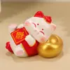 Enfeite Maneki-neko Fofo Personalizado de Fábrica Artesanato em Resina Gatinho Desenho Animado Decoração de Mesa Presente Festivo