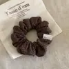 Tecido plissado simples e versátil, bolinhas clássicas, doce acessório de cabelo para o dia a dia para coques e rabos de cavalo, elástico de cabelo popular scrunchie