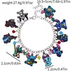 Moda Transfronteriza Lilo y Stitch Mercancía Stitch Pulsera Pandora Aleación de Moda Unisex con Cuentas Joyería DIY