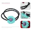 Placa de Ácido Acético Baona Joyería Estilo Coreano Accesorios para el Cabello Anillos para el Cabello Banda de Goma con Diamantes Cuerda para el Cabello de Moda Simple Fábrica Outlet