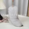 Colgante de Cola de Zorro Accesorios para Ropa Hebilla de Llavero Colgante para Bolso Peluche Accesorios de Atrezzo para Comic-Con COS