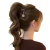 Pinza para el pelo de tamaño mediano para mujer, herramienta para fijar coletas altas, pinza de tiburón de alta gama modelo nuevo 2026 para la parte posterior de la cabeza