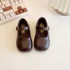 Zapatos para Bebé Niña Suela Suave Zapatos Pequeños de Cuero 2026 Nuevo Estilo Versátiles Zapatos de Princesa Estilo Primavera y Otoño Mocasines de Moda