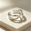 Anel de Dedo Indicador Estilo Coreano Versátil Estilo Indiferente 2026 Novo Anel Simples Aberto Ajustável para Mulheres Anel de Banda Lisa Levemente Luxuoso Gentil