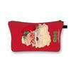Bolsas de Navidad Nueva Bolsa de Cosméticos Navideña para Niños Bolsa de Tocador de Dibujos Animados Bolsa de Almacenamiento Estampada