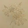 Material de Balde de Ano Novo 2025 Véspera de Ano Novo Fruta Vermelha Folha de Ouro Folha de Ginkgo Folha de Leque Tamanho do Leque Leque Redondo Costas de Tartaruga Dourado