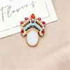 Liga Nova Estilo Chinês Pintura Facial da Ópera de Pequim Rosto Vermelho Acessórios de Cabelo Daoma Dan Pingente Broche DIY Pingente de Colar Ornamentos Acessórios