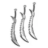 Nuevos 5 colores YuenZ hechos a mano DIY accesorios para joyería de aleación arma de espada cuchillo colgante colgante accesorios de manualidades M79