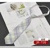 Jk Corbata Pequeña Estilo Universitario Femenino Cuadros Perezoso Uniforme Japonés Camisa Corbata de Lazo Ins Gratis Corta Moderna para Estudiantes Hombres y Mujeres