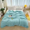 Manta Toalha Lisa de Algodão Puro, Cobertor Respirável de Gaze de Algodão de Seis Camadas para Crianças e Adultos, Manta de Cochilo para Verão, Manta para Quarto com Ar Condicionado