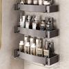 Suporte de Armazenamento para Ventosa de Vaso Sanitário Banheiro Sem Furos Montado na Parede Mesa de Lavar Vaso Sanitário Cesta Triangular de Armazenamento para Vaso Sanitário