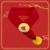 Bufanda linda de Año Nuevo para Gatos y Perros, Accesorio Navideño de Reno para Mascotas, Calentador de Cuello Festivo Rojo para Perros Pequeños