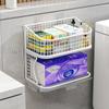 Nuevo Soporte de Almacenamiento para Caja de Pañuelos de Baño Cesta Montada en la Pared sin Perforaciones Caja para Colocar Papel Higiénico Soporte para Rollo de Papel de Baño