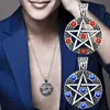 2023 Venta Caliente Poder Misterioso Energía del Universo Pentagrama Colgante Retro de Acero de Titanio Moda para Hombres y Mujeres Collar Personalizado