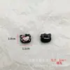 Contas de Dopamina Contas Soltas Pulseira de Contas Pintada à Mão Acessórios para Corrente de Celular Furo Vertical Atravessado Contas de Liga Kt Pinguim