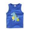 Camiseta sin mangas de algodón transpirable para niños, de verano, con estampado de dibujos animados moderno, chaleco, directo de fábrica