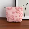 Nueva Bolsa para Auriculares de Peluche Dulce Estilo Ins, Bolsa de Cosméticos Linda, Billetera Portátil para Monedas de Viaje, Bolsa de Corazón
