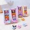 Bonito Donut Eraser Sanrio Cartoon Fun Eraser Escola Primária Estudante Aprendizagem Suprimentos Atividade Prêmios Presentes