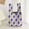 Bolso de Mano de Alta Calidad Dopamina Fresco Dulce Bolso Tejido para Mujer para el Trabajo y el Viaje Bolso de Mano Versátil Bolso Pequeño