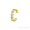 En stock de fábrica accesorios de joyería de cobre microincrustado anillo abierto pequeño total múltiples series anillo de circonita microincrustada