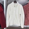 Jaqueta Feminina Estilo Japonês Outono e Inverno de Pelúcia Lã Polar Veludo Coral Gola Alta Manga Longa 449753/459794