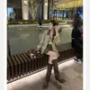 Botas estilo Martin de media pantorrilla para mujer 2026 otoño e invierno nuevas, estilo británico vintage con aumento interno de altura, tacón grueso, caña fruncida y estilo ecuestre