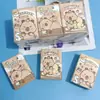 Pañuelos de Papel Impresos con Diseño de Gatito de Dibujos Animados, Paquete Pequeño Portátil de Pañuelos Faciales, Papel Higiénico, Servilletas Coloridas, Toallas de Mano