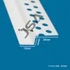 En Stock Perfil de Techo de Pladur Perfil de Esquina Decorativo en Forma de Z de PVC Tira de Borde de Plástico 2.4m