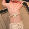 Nuevas Pulseras Exquisitas y de Moda Rellenas de Circonita para Otoño e Invierno, Joyería de Lujo Ligero Versátil de Gama Alta Personalizada al por Mayor