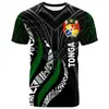 Ropa deportiva casual polinesia brasileña transfronteriza nueva comercio exterior camiseta impresa en 3D cuello redondo manga corta transfronterizo