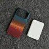Aplicable para Funda de Teléfono iPhone 18 Pro Max Textura Magnética de Fibra de Carbono Apple 17 Medio Envuelto PC Mate 16 Cubierta Protectora