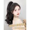 Cola de Caballo de Ola Grande Cabello Artificial para Mujer Pinza Cola de Caballo Alta Red de Celebridad Aire Oceánico Trenza Falsa Cabello Rizado Cola de Caballo Falsa Natural Esponjosa